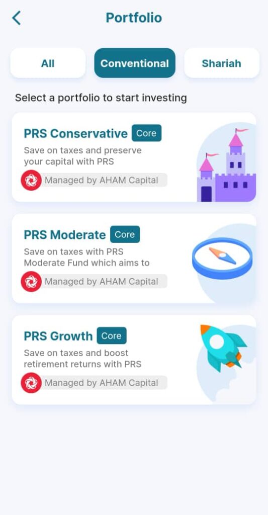 versa prs private retirement scheme saving money malaysia